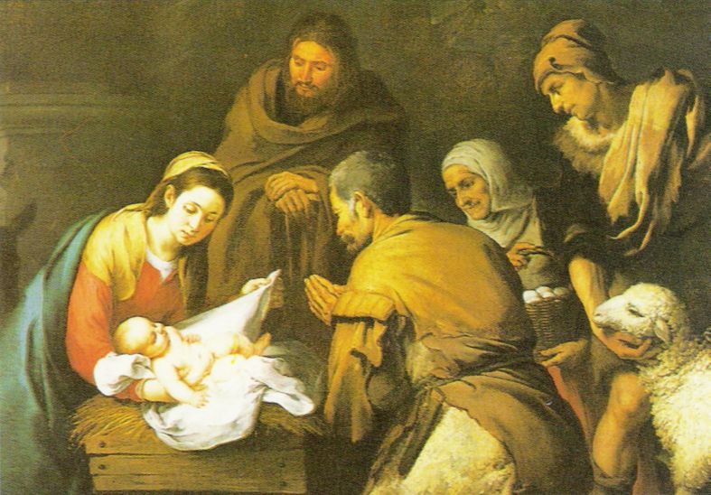 Anbetung der Hirten zur Geburt Christi